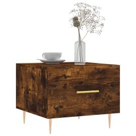 Măsuță de cafea, stejar fumuriu, 50x50x40 cm, lemn prelucrat, 3 image