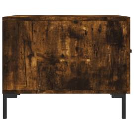 Măsuță de cafea, stejar fumuriu, 50x50x40 cm, lemn prelucrat, 8 image