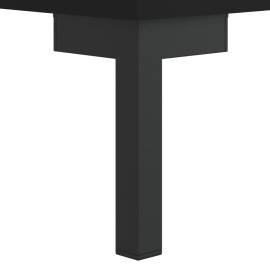 Servantă, negru, 34,5x32,5x90 cm, lemn compozit, 7 image