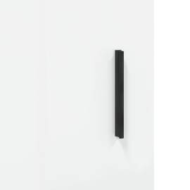 Birou, alb extralucios, 140x50x75 cm, lemn compozit, 9 image