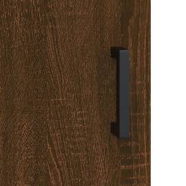 Birou, stejar maro, 140x50x75 cm, lemn compozit, 9 image