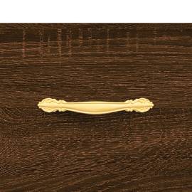 Măsuță de cafea, stejar maro, 50x50x40 cm, lemn prelucrat, 9 image