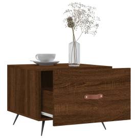 Măsuță de cafea, stejar maro, 50x50x40 cm, lemn prelucrat, 4 image