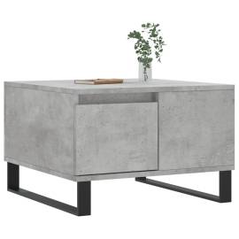 Măsuță de cafea, gri beton, 55x55x36,5 cm, lemn prelucrat, 3 image