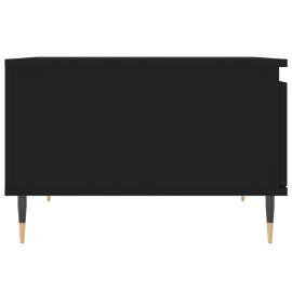 Măsuță de cafea, negru, 55x55x36,5 cm, lemn prelucrat, 7 image