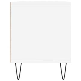 Comodă tv, alb, 100x34,5x44,5 cm, lemn prelucrat, 7 image