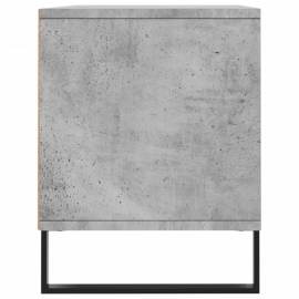 Comodă tv, gri beton, 100x34,5x44,5 cm, lemn prelucrat, 7 image