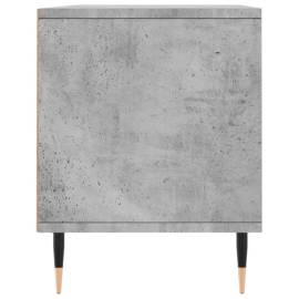 Comodă tv, gri beton, 100x34,5x44,5 cm, lemn prelucrat, 7 image