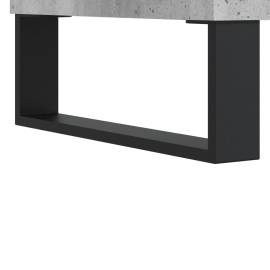 Comodă tv, gri beton, 100x34,5x44,5 cm, lemn prelucrat, 9 image