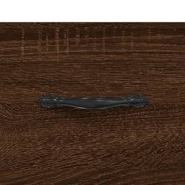 Dulap tv stejar maro 102x36x50 cm, lemn prelucrat, 9 image