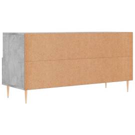 Dulap tv, gri beton, 102x36x50 cm, lemn prelucrat, 8 image