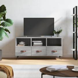 Dulap tv, gri sonoma, 102x36x50 cm, lemn prelucrat