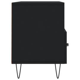 Dulap tv, negru, 102x36x50 cm, lemn prelucrat, 7 image