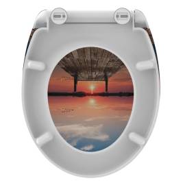 SchÜtte capac toaletă eliberare rapidă / silențios "sunset sky", 5 image
