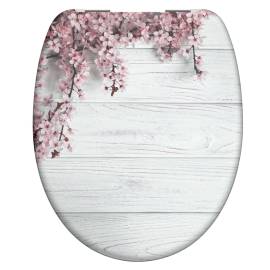 SchÜtte scaun de toaletă cu închidere silențioasă "flowers & wood", 3 image