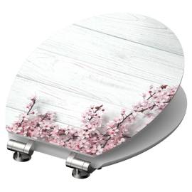 SchÜtte scaun wc flowers & wood închidere silențioasă extralucios mdf, 2 image