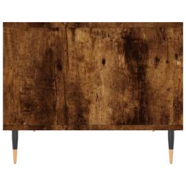Măsuță de cafea, stejar maro, 60x50x40 cm, lemn prelucrat, 5 image