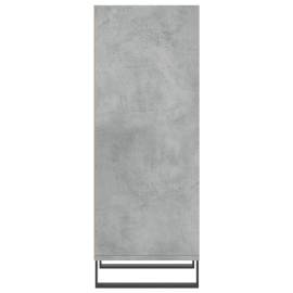 Servantă, gri beton, 34,5x32,5x90 cm, lemn prelucrat, 5 image