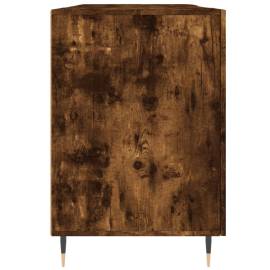 Birou, stejar afumat, 140x50x75 cm, lemn compozit, 7 image