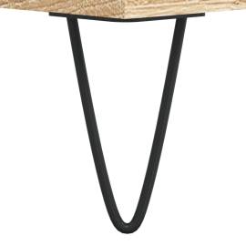 Birou, stejar sonoma, 140x50x75 cm, lemn compozit, 10 image
