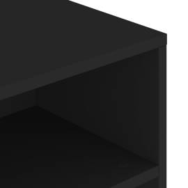 Măsuță de cafea, negru, 90x55x42,5 cm, lemn compozit, 7 image