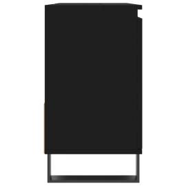 Dulap de baie, negru, 65x33x60 cm, lemn prelucrat, 6 image