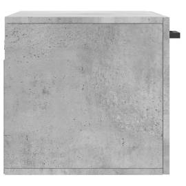 Dulap de perete, gri beton, 60x36,5x35 cm, lemn prelucrat, 7 image