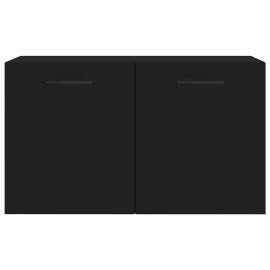 Dulap de perete, negru, 60x36,5x35 cm, lemn prelucrat, 5 image