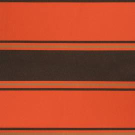 Copertină retractabilă portocaliu & maro 5x3m textil & aluminiu, 8 image