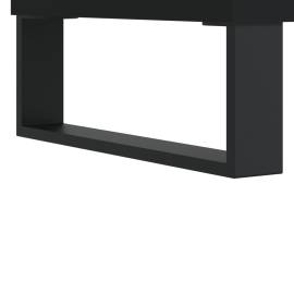 Dulap de baie, negru, 30x30x100 cm, lemn prelucrat, 10 image