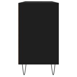 Dulap pentru baie, negru, 80x33x60 cm, lemn compozit, 7 image