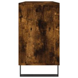 Dulap pentru baie, stejar fumuriu, 80x33x60 cm, lemn compozit, 7 image