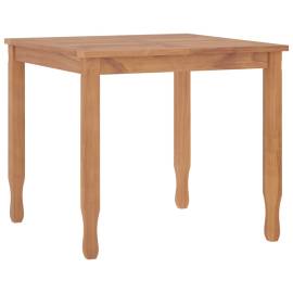 Set masă pentru grădină, lemn masiv de tec, 5 piese, 8 image