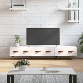 Comodă tv, alb, 150x36x30 cm, lemn prelucrat