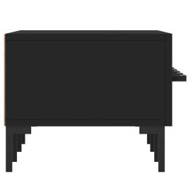 Dulap tv, negru, 150x36x30 cm, lemn prelucrat, 7 image