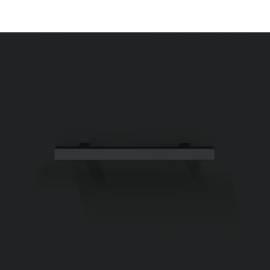 Dulap tv, negru, 150x36x30 cm, lemn prelucrat, 9 image