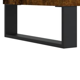 Dulap tv, stejar fumuriu, 150x36x30 cm, lemn prelucrat, 10 image