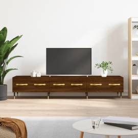 Dulap tv, stejar maro, 150x36x30 cm, lemn prelucrat