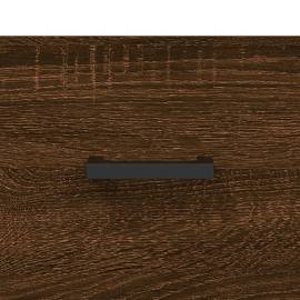 Dulap tv, stejar maro, 150x36x30 cm, lemn prelucrat, 9 image