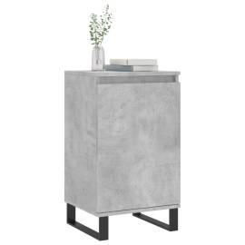 Servante, 2 buc., gri beton, 40x35x70 cm, lemn prelucrat, 3 image