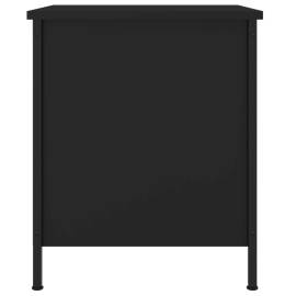 Noptiere, 2 buc., negru, 40x42x50 cm, lemn compozit, 8 image