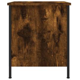 Noptiere, 2 buc., stejar fumuriu, 40x42x50 cm, lemn compozit, 8 image