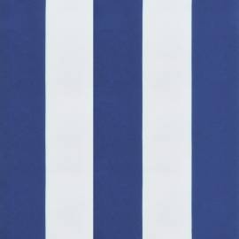 Pernă paleți albastru/alb 58x58x10 cm țesătură oxford dungi, 9 image