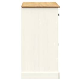 Servantă cu sertare vigo, alb, 113x40x75 cm, lemn masiv de pin, 6 image