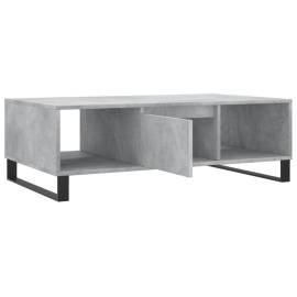 Masă de cafea, gri beton, 104x60x35 cm, lemn compozit, 6 image