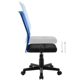 Scaun de birou, negru și albastru, 44x52x100 cm, plasă textilă, 7 image