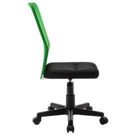 Scaun de birou, negru și verde, 44x52x100 cm, plasă textilă, 4 image