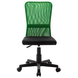 Scaun de birou, negru și verde, 44x52x100 cm, plasă textilă, 2 image