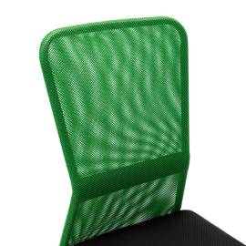 Scaun de birou, negru și verde, 44x52x100 cm, plasă textilă, 5 image