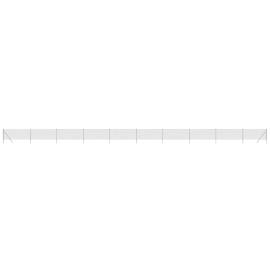 Gard de plasă de sârmă, argintiu, 0,8x25 m, 2 image